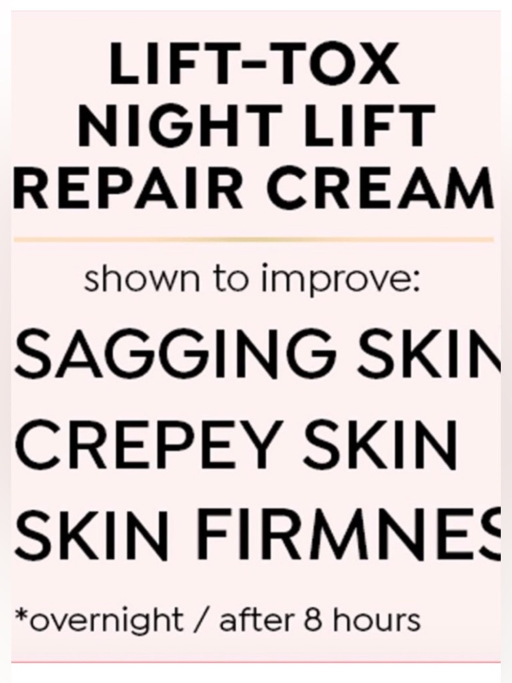 Nakery Beauty Night Lift Repair Cream with Lift Tox - Picture 8 of 10